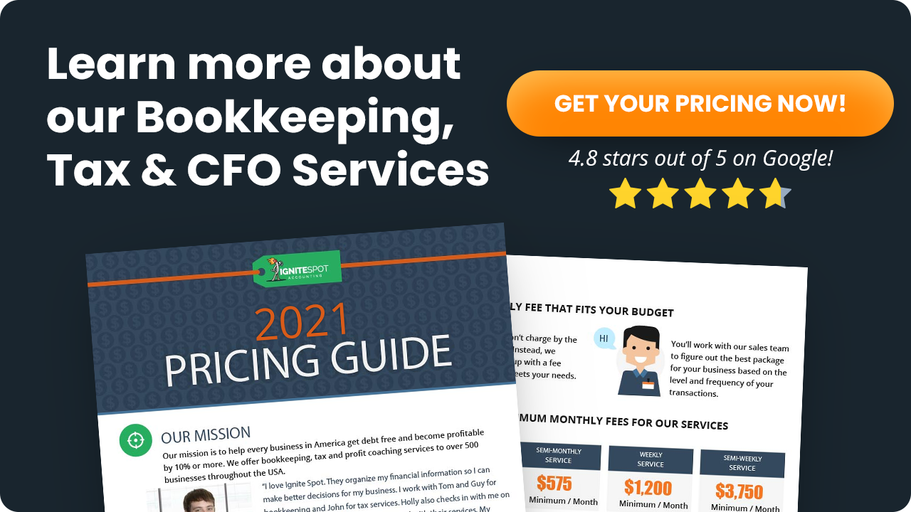 pricing guide 2021 ignite spot outsourced accounting